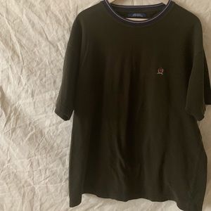 Men’s vintage Tommy Hilfiger crest knit shirt